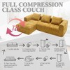 CAVINAS Modern Modular L-Shaped Sofa with Chaise Longue, 98.42-inch Loveseat Sofa with Small Side Pockets, Couches for Living Room - 4 of 4