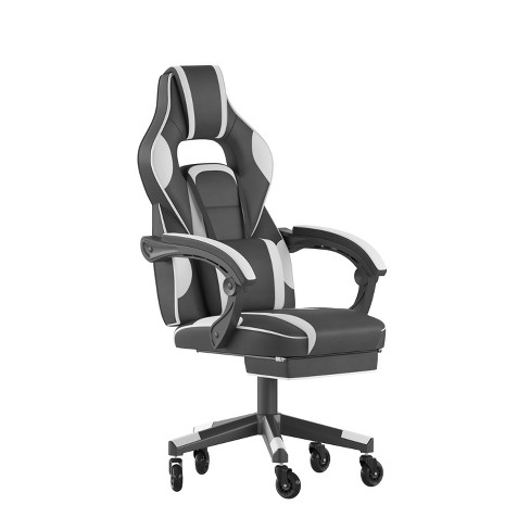 Gaming Chair Computer Racing Swivel Seat Office Chair w/ Lumbar