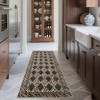 Leopard Print Large Area Rug Soft Low Pile Checkered Hallway Runners Indoor Living Room Carpet Rugs - 2 of 4