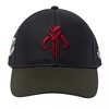 Adult Star Wars Boba Fett The Mandalorian Embroidered Snapback Hat - 2 of 4