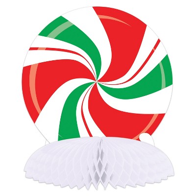 Beistle Peppermint Centerpiece, 8.75" x 8.25", (2/Pkg) Multicolored