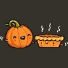 Junior's Design By Humans Pumpkin & Pie By walmazan T-Shirt - 2 of 3