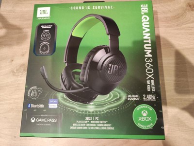 JBL Quantum 360X Wireless Gaming Headset - JBLQ360XWLBLKGRNAM