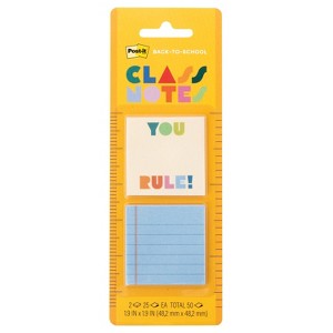 Post-it Class Notes 2pk You Rule - 1 of 4
