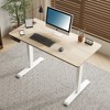 KWPZQEB Height Adjustable Electric Standing Desk, Sit Stand up Desk, Home Office Desk Ergonomic Rising Computer Table - 2 of 4