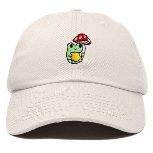 Dalix Mushroom Frog Unicorn Embroidered Cotton Dad Hat Baseball Cap Adjustable Mens Womens - 1 of 4