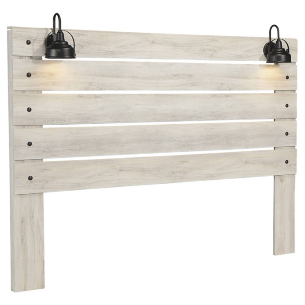 Photos - Bed Frame Ashley King Cambeck Panel Headboard White - Signature Design by 