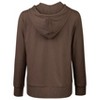 Sofra Women's Cotton Comfort Zip Up Hoodie Jersey Sweater - 3 of 3