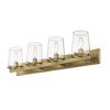 Z-Lite Callista 4 - Light Vanity in  Rubbed Brass - 3 of 4