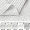 White King Size Quilt Set, 100 Cotton, 100 Polyester Filling, Shabby Chic Bedspread - 3 of 4