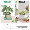 Unique Bargains Ceramic Durable Indoor Decorative Plant Saucer 2 Pcs - 4 of 4