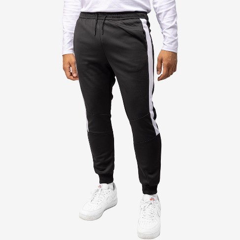 Cultura Men's Track Jogger In Black/white Size L : Target