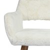 Mirexion Faux Fur Desk Chair No Wheels - 4 of 4