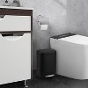 Trash Can, 5L/1.3 Gallon Stainless Steel Garbage Bin with Silent Closing Lid & Foot Pedal, Odor Control Indoor Trash Can for Bathroom - 2 of 4