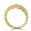 Pompeii3 1/4ct Hand Engraved 14k Yellow Gold Diamond Wedding Ring - 3 of 4