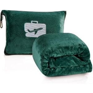 Noble House Comfort Fly Travel Pillow And Blanket Set - Great For long Or Short Flights - Makes A Great Gift - 1 of 4
