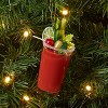 Glass Bloody Mary Cocktail Christmas Tree Ornament Red - Wondershop™ - 2 of 3