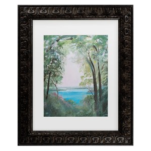 Trademark Fine Art - Sandra Iafrate  Niagara Falls River Ii Matted Framed Art - 1 of 4