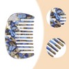 Unique Bargains Anti-Static Pocket Size Wide Tooth for Thick Curly Hair Detangling Comb 1 Pc - 3 of 4