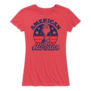 Women's - Dr. Seuss - The Grinch America's Favorite Mean One Short Sleeve Graphic T-Shirt - 1 of 4