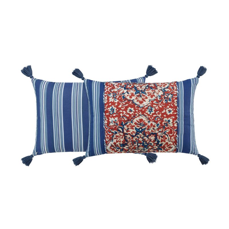 14x20 Tabriz Decorative Throw Pillow Blue - Waverly, 1 of 7