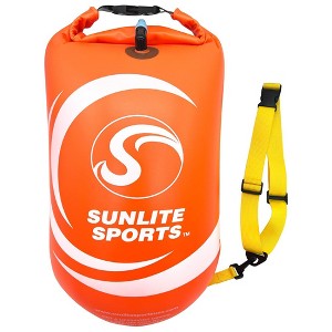 Sunlite Sports Swim Buoy, Waterproof Safety Float for Open Water Swimming, for Swimmers, Triathletes, Kayakers, Snorkelers, for Adults - 1 of 4