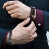 West Coast Jewelry Men's Polished 10mm Natural Stone Bead Stretch Bracelet - 3 of 4