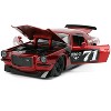 1971 Chevrolet Camaro #71 Red Metallic with Black Stripes "Bigtime Muscle" Series 1/24 Diecast Model Car by Jada - 2 of 4
