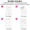 Big Dot of Happiness Wedding Kids Table Coloring Activity Cards, Wedding-Themed Games for Children, Double-Sided Gamerific Bundle - 40 Count - 3 of 4