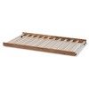 Twin Veles Trundle Bed Ash Walnut - Baxton Studio: Rubberwood Frame, No Box Spring Needed - 3 of 4