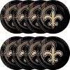 24ct New Orleans Saints Football Paper Plates - 2 of 3