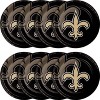 24ct New Orleans Saints Football Dessert Plates : Target