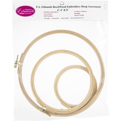 Frank A. Edmunds Beechwood Embroidery Hoop-12 