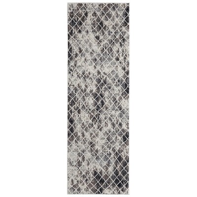 Kano Transitional Diamond Ivory/Gray/Taupe Area Rug