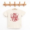 SmileyWorld Oh What Fun - Youth Short Sleeve Graphic T-Shirt and Toddler Short Sleeve Graphic T-Shirt - 2 of 3