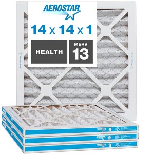 Aerostar AC Furnace Air Filter - Health - MERV 13 - Box of 4 - 1 of 4