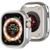 Worryfree Gadgets Full Cover Flexible Bumper Case for Apple Watch Ultra 49mm Protective Frame, Silver - 4 of 4
