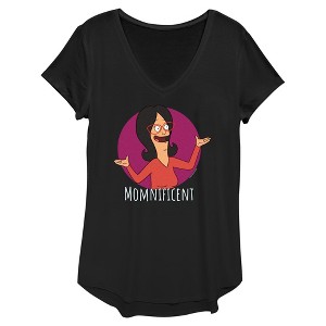 Womens Bob's Burgers Linda Momnificent T Shirt - 1 of 2
