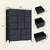 15-Drawer Fabric Storage Tower with 3 Sizes, Heavy-Duty Metal Frame, Anti-Tip Kit, Tool-Free Assembly, for Nursery, Bedroom, Closet - 3 of 4