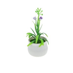 Unique Bargains Realistic Artificial Plants Bell Flower Mini Plastic 1.97"x1.97"x5.51" 1 Pcs - 1 of 4