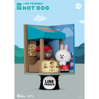 Line Friends Diorama Stage-105-Line Friends-Hot Dog (D-Stage)