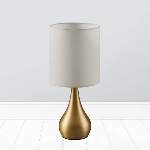 Selma Modern Touch Table Lamp With, Touch Table Lamps With Glass Shade