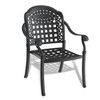 PAGED 2PC/4PC/6PC Patio Dining Chairs,Outdoor Dining Chairs with Black Frame and Cushions,Aluminum Chairs Suitable for Patio,Garden,Black - 4 of 4