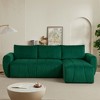 105.2" L-Shaped Convertible Sectional Sofa Bed with Adjustable Backrests, Storage Compartments and Reversible Chaise - 4 of 4