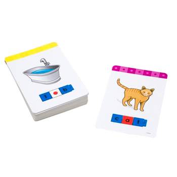Didax Unifix Reading Early Phonics Word-Building Cards, Grade K, 50 Cards