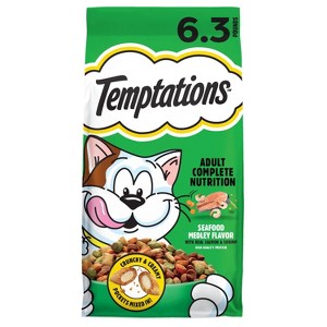 Temptations Seafood Medley Flavor Dry Cat Food - 1 of 4