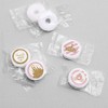 Big Dot of Happiness Little Princess Crown - Baby Shower or Birthday Party Round Candy Sticker Favors - Labels Fits Chocolate Candy (1 sheet of 108) - 3 of 4
