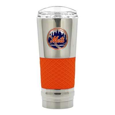 MLB New York Mets 24oz Chrome Draft Tumbler