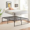 VECELO Bed Frame Modern Heavy Duty Platform Bed with Storage No Box Spring Needed Bed & Noise Free Frame, Black - 2 of 4