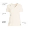 Lands' End Women's Relaxed Supima Cotton T-Shirt - 4 of 4